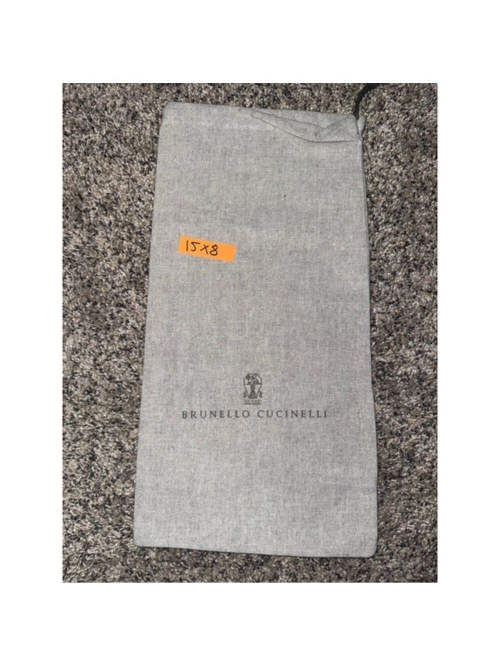 Brunello Cucinelli Grey Black One Size Storage Dust Bag​